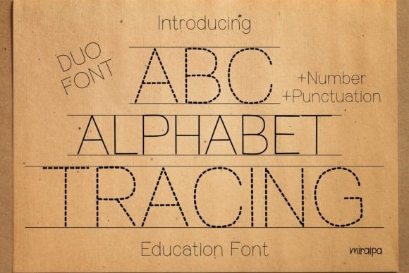 Abc Alphabet Tracing: A Functional Sans Serif Font for Web