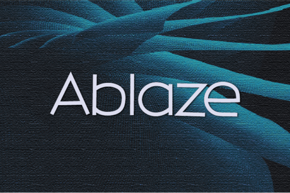 Ablaze: The Natural Sans Serif Font for Modern Brands