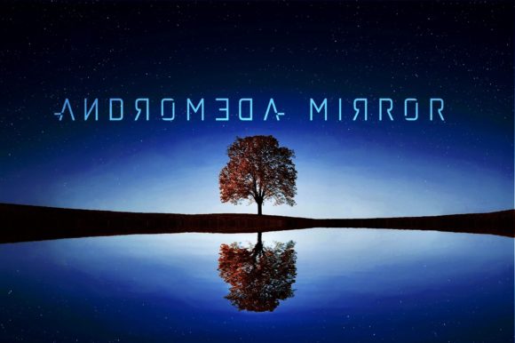 Andromeda Mirror Font for Modern Maker Branding