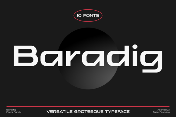 Baradig Font: A Stylish Sans Serif for Modern Editorial Design