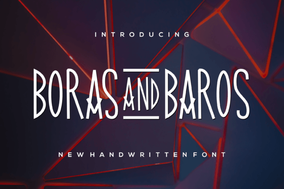 Borasandbaros: A Thin Sans Serif Font for Elegant Branding