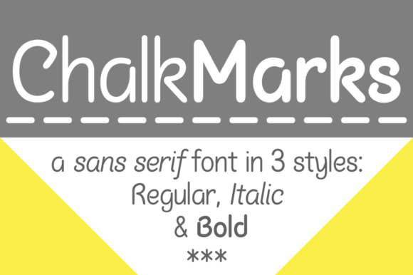 Chalk Marks: The Fun Sans Serif Font for Branding