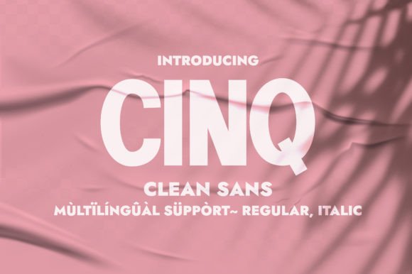 Cinq: The Tall Condensed Typeface for High-Impact Campaigns