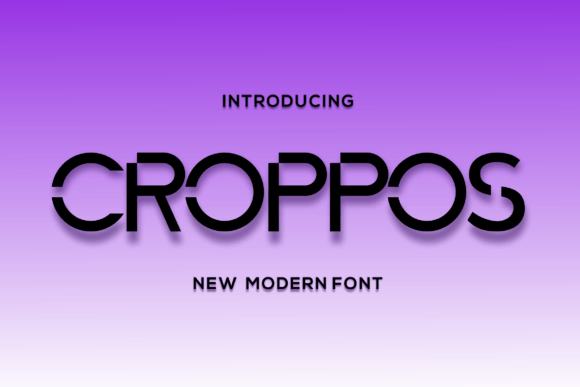 Croppos Font Review: A Minimalist Sans Serif for Modern Design