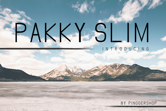 Elevate Your Brand Identity with Pakky Slim Typeface