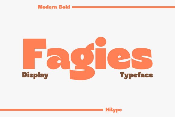 Fagies: A Bold Sans Serif Font for Modern Branding