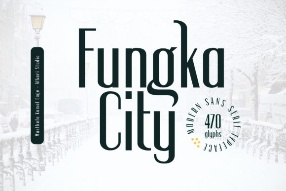 Fungka City: A Modern Sans Serif Font for Web Design