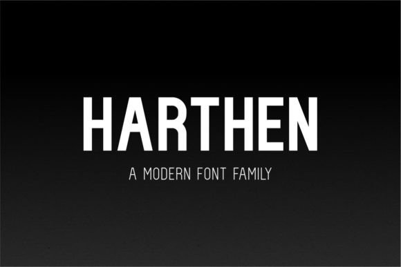 Harthen Font: Modern Sans Serif for Elegant Branding