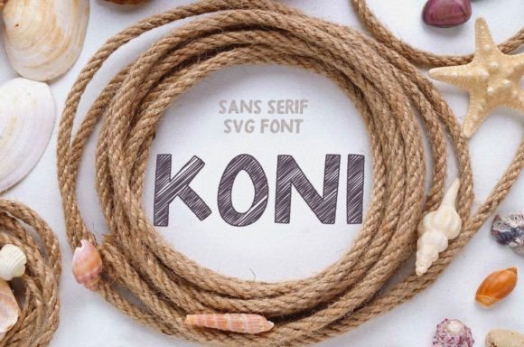Koni Font: Natural Sans Serif for Branding and Packaging