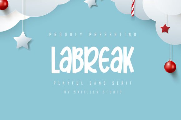 Labreak: A Playful Sans Serif Font for Modern Branding