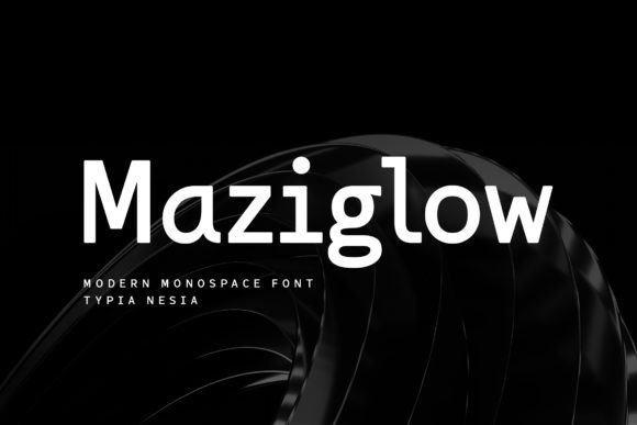 Maziglow Font: Modern Monospace for Web Design