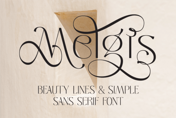 Melgis: A Modern Sans Serif Font for Beauty Brands