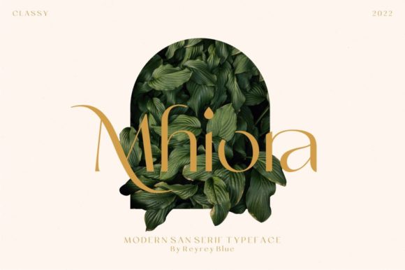 Mhiora: A Modern Sans Serif for Elegant Branding