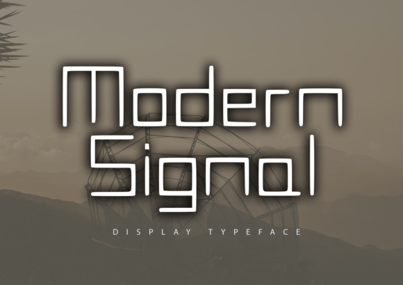 Modern Signal: A Modern Sans-Serif Typeface for Editorial Design