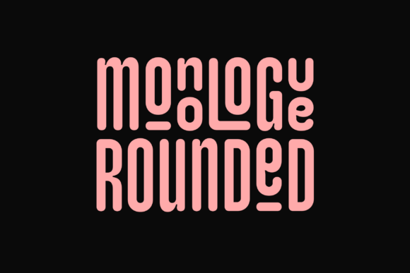 Monologue Rounded: A Vintage Typeface for Modern Brands