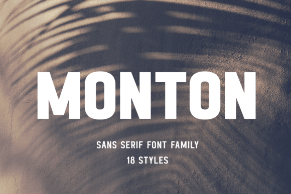 Monton: The Condensed Sans Serif Font for Modern Branding
