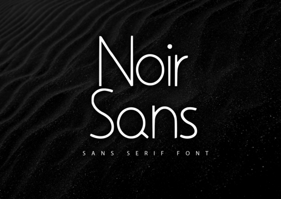 Noir Sans: A Modern Typeface for Editorial Design