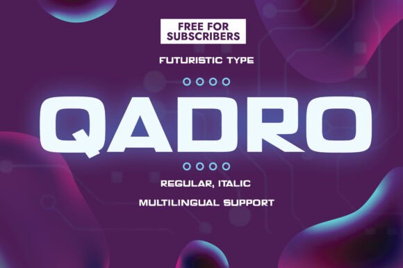 Quadro: The Bold Sans Serif Font for Crafters
