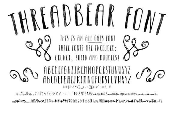 Threadbear Font Review: Whimsical Sans Serif for Makers