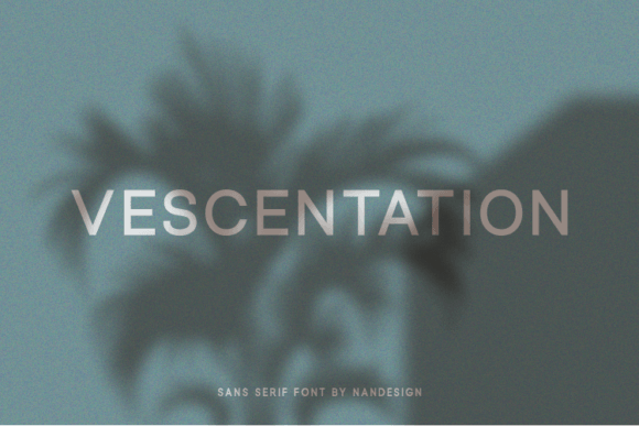 Vescentation: A Modern Sans Serif Font for Digital Design